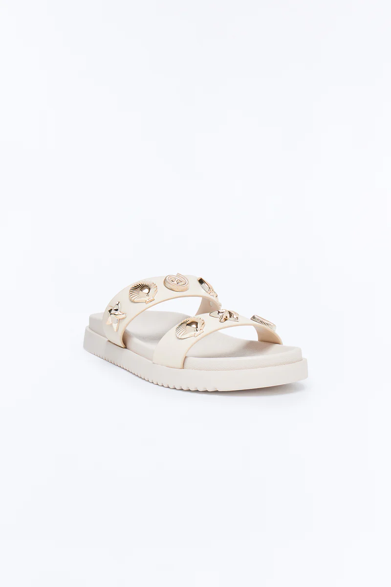Chanclas Zoiey Shell - Beige