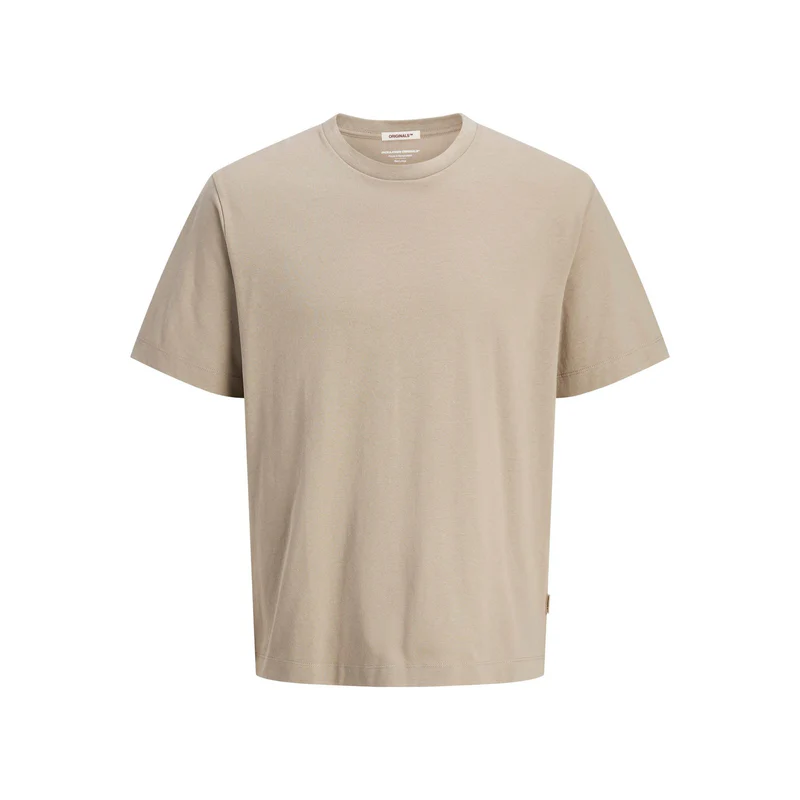Taille : M (ES) - T-shirt homme Jack & Jones Jorcanggu Silver Sage, manches courtes, col rond, avec motif graphique