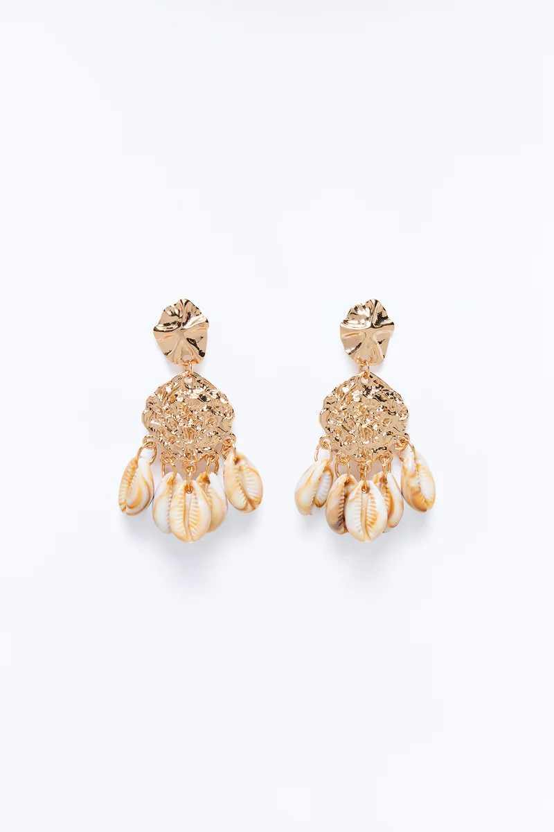Aretes De Gota Never Shellfish - Dorado/Combo
