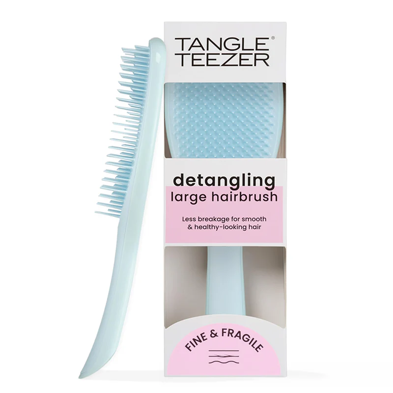Tangle Teezer 10210-001-1 – Brosse Ultimate Detangler grande pour cheveux fins et fragiles avec picots souples et flexibles à double hauteur (Emballage endommagé)