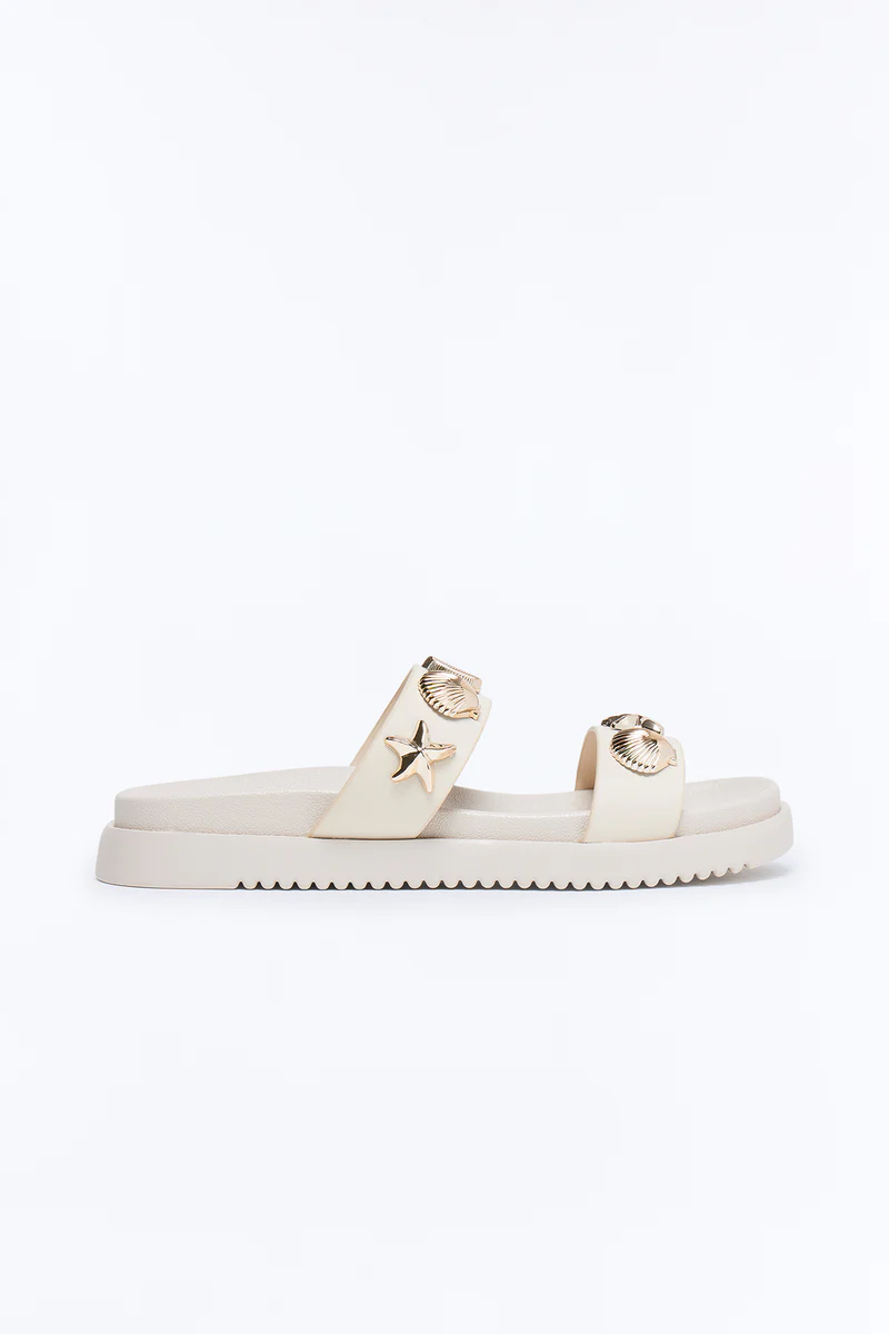 Chanclas Zoiey Shell - Beige