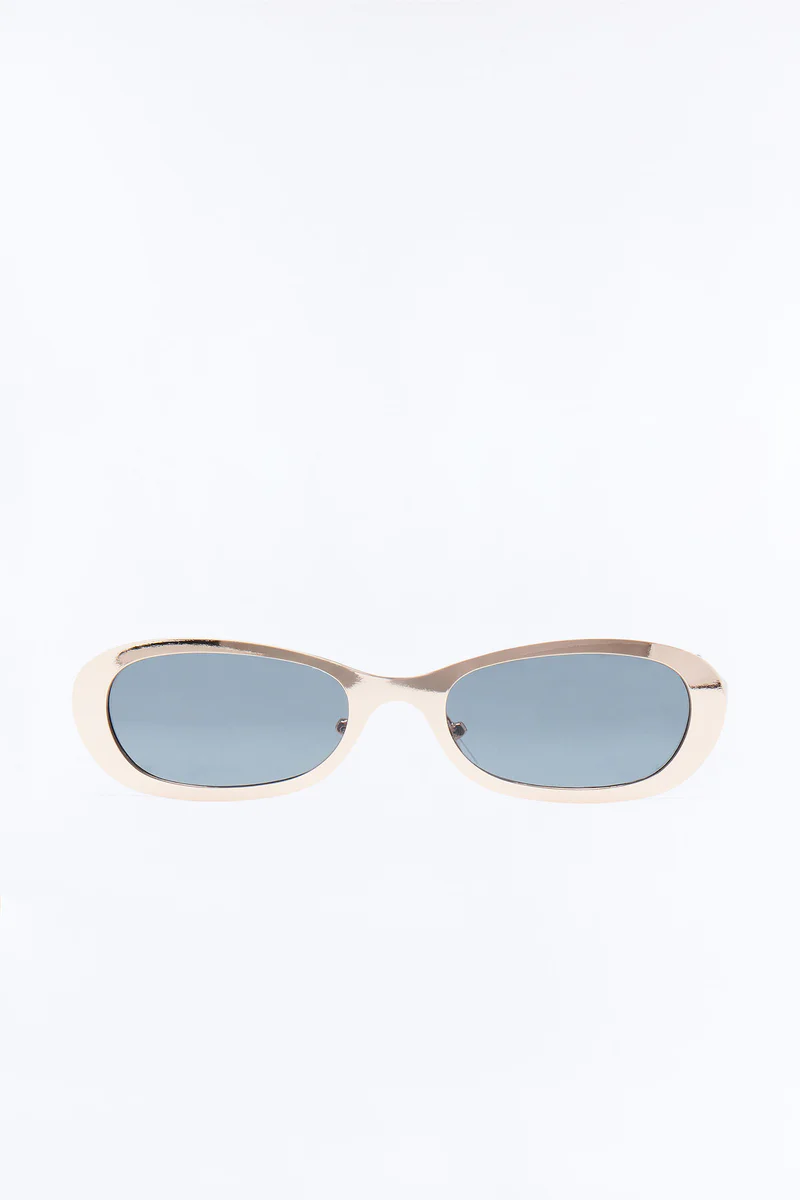Gafas De Sol Cuadradas Metal Chic - Dorado