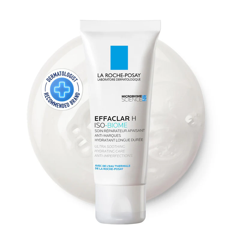 Crème de soin hydratante Roche-Posay Effaclar H Iso-Biome (40 ml) Emballage endommagé (DLU : 31/08/2028)