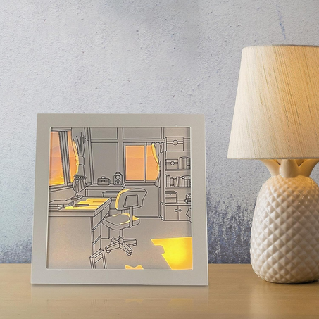 cadre photo lumineux