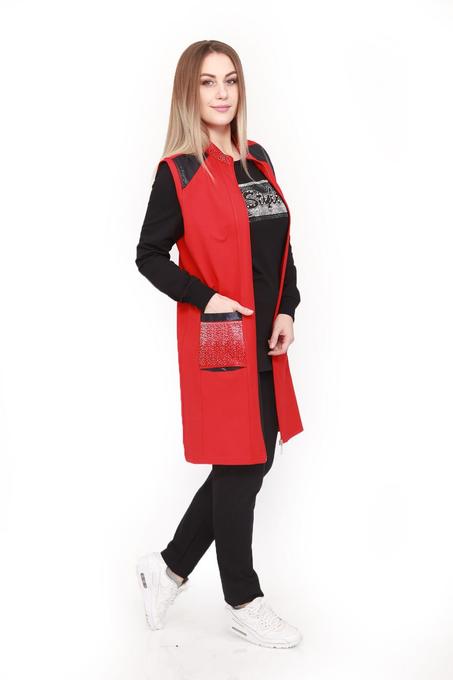 survette pérlée  en trois piéces