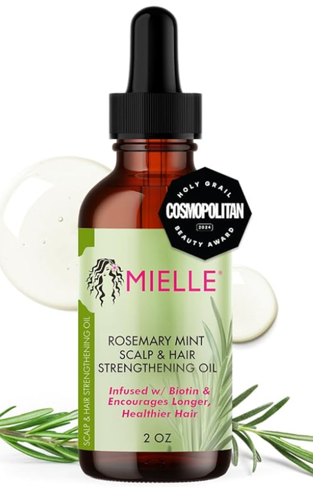 زيت تقوية فروة الرأس والشعر بالنعناع والروزماري لجميع انواع الشعر من ميل اورجانيكس، 59 مل