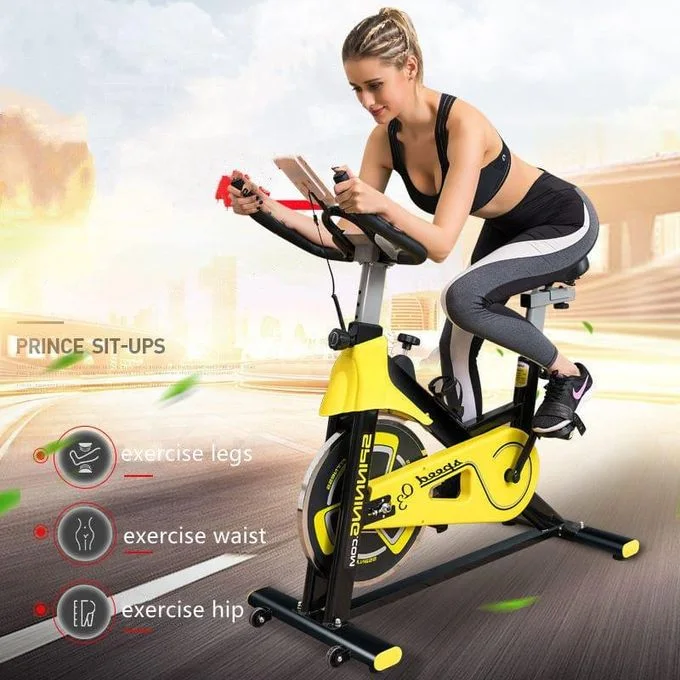 Vélo d'Exercice Vertical pour une Séance de Fitness Parfaite à Domicile