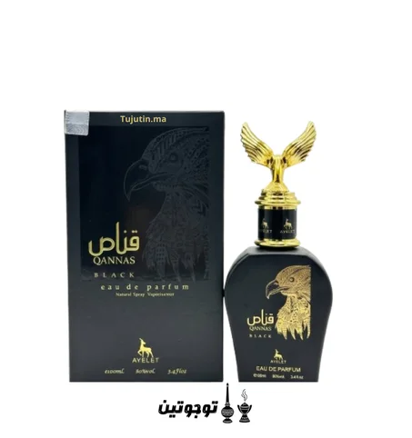 عطر قناص بلاك (Qannas Black) – 100 مل بصمة القوة والهيبة في زجاجة