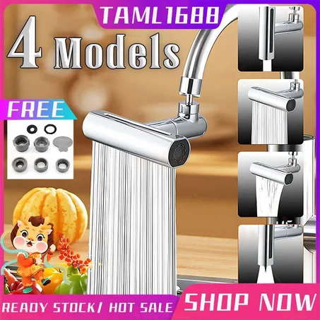 Tête de Robinet Pivotante à 360° pour Évier de Cuisine