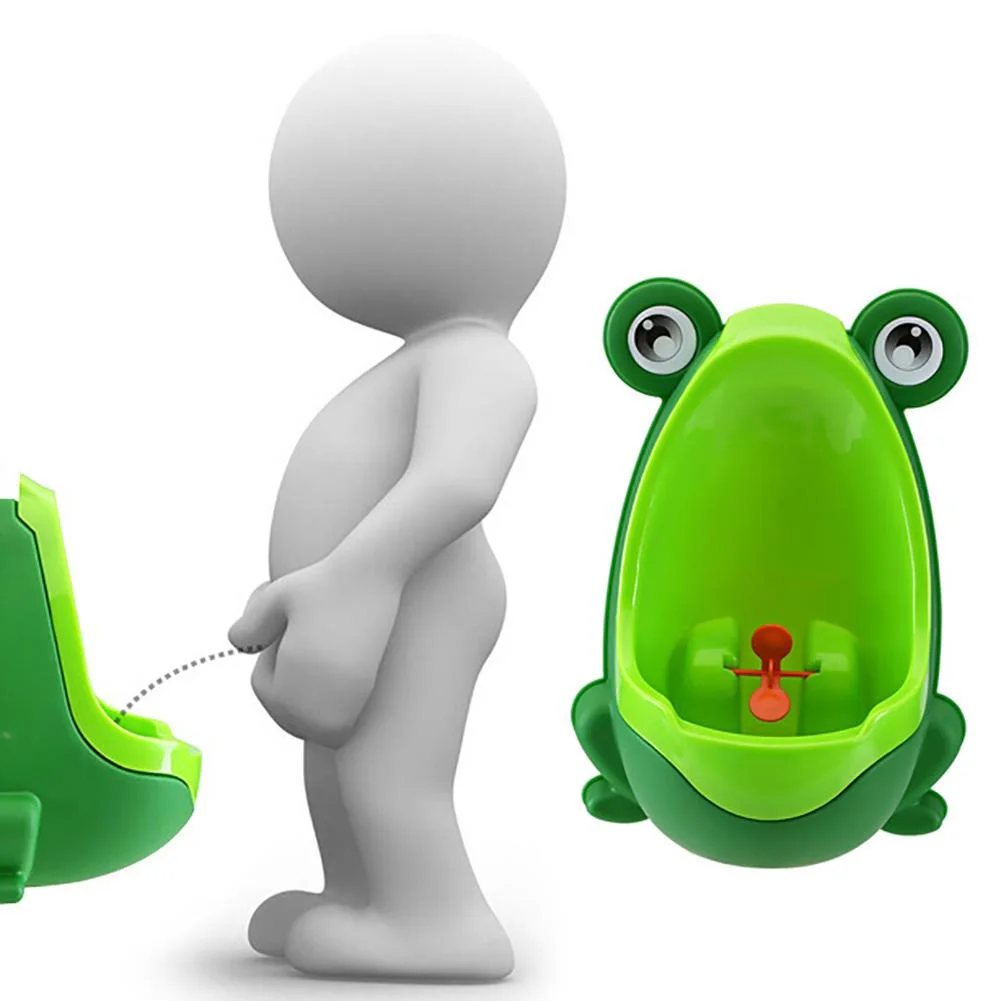 Urinoir d'apprentissage sous forme de grenouille pour garçons