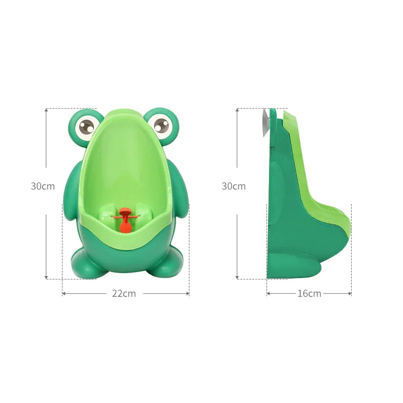 Urinoir d'apprentissage sous forme de grenouille pour garçons