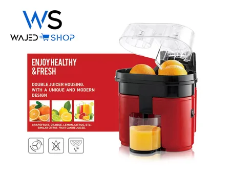 Extracteur de Jus Double - Rouge/Noir