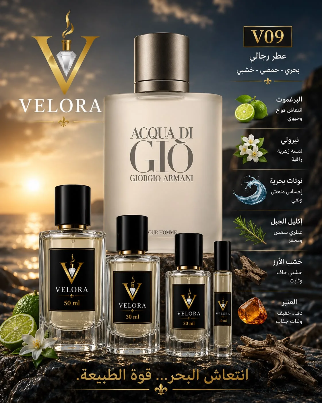 3 عطور بحجم 30ml بـ 99 درهم فقط!