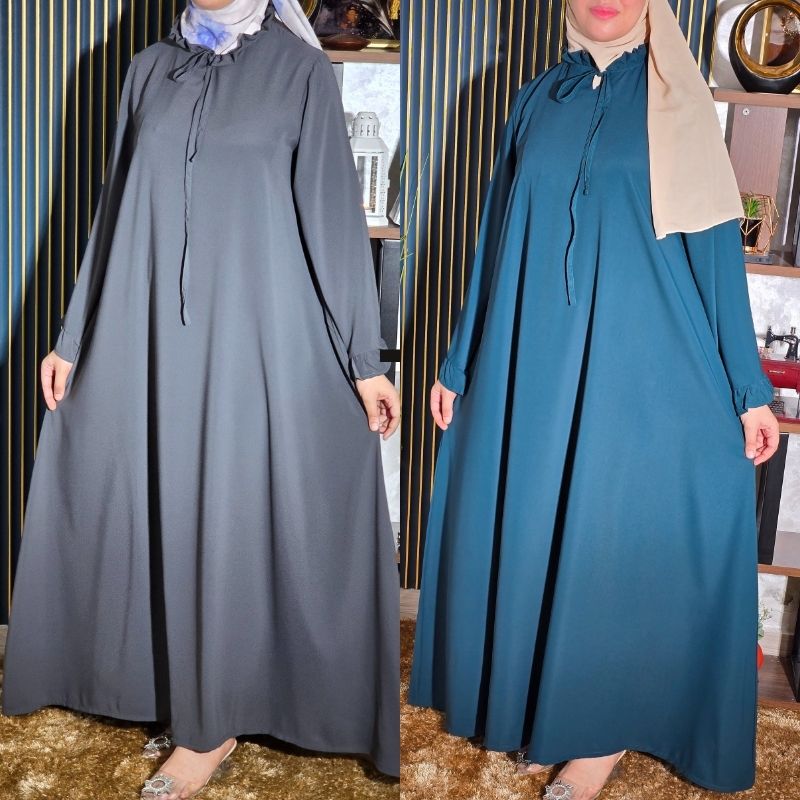 عباية مطرزة عصرية أناقة تجمع بين التقليدي والحديث 🌸، متوفرة بألوان متنوعة + توصيل سريع 🚚