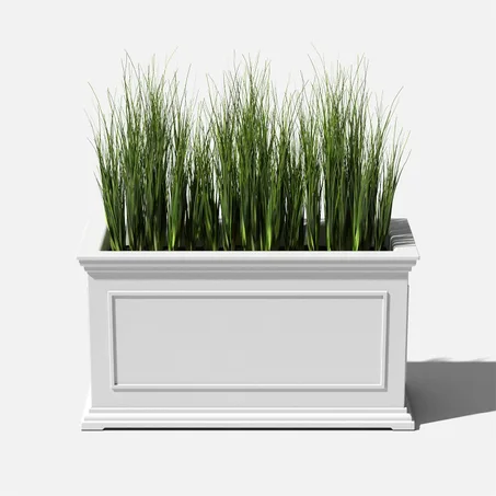 Pot géométrique en polyester