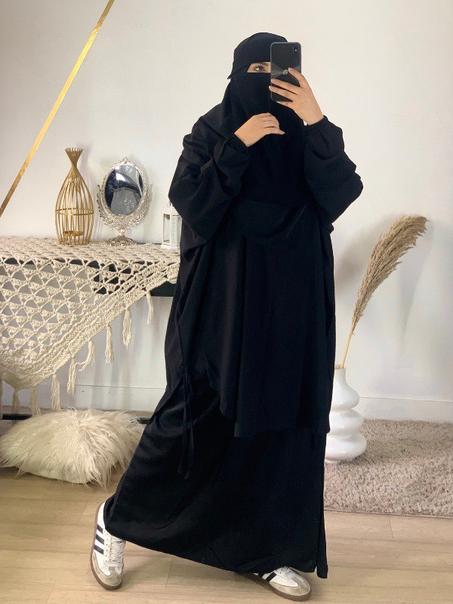 خمار بالنقاب 4 قطع