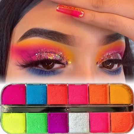 Paleta de sombras de ojos de 12 Colores