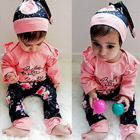 ropa de bebé de 4 piezas, conjunto de ropa infantil para recién nacido