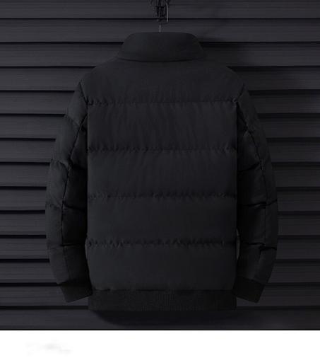 Chaqueta gruesa de gran tamaño para hombre, abrigos cortos de algodón