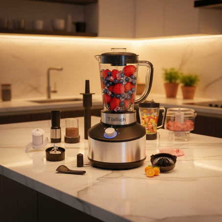 خلاط و عصارة Tödlich الألماني 1000W