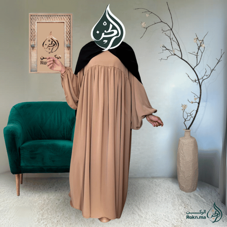 عباية الأميرة كريب روزا الجودة الأولى