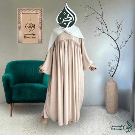 عباية الأميرة كريب روزا الجودة الأولى