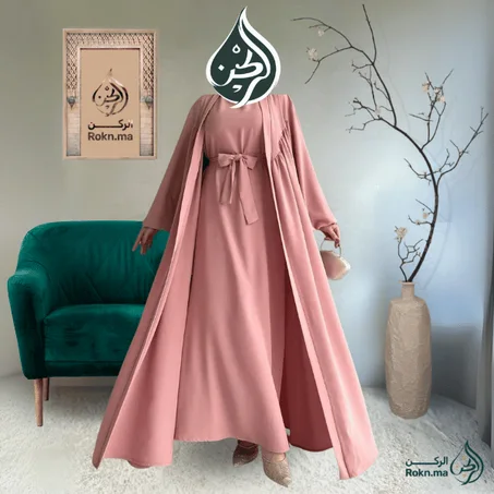 عباية الفخامة كريب روزا الجودة الأولى