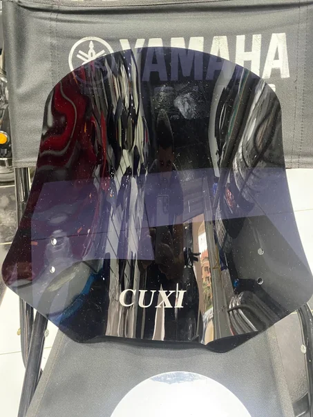 VISIERE NOIR FUME CUXI  AVEC SUPPORTS