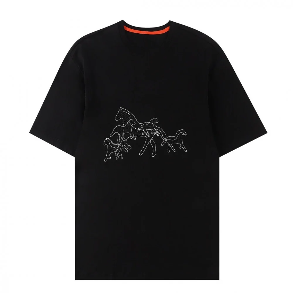 Broderie Chevaux Abstraits