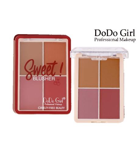 Le fard à joues en 4 teintes