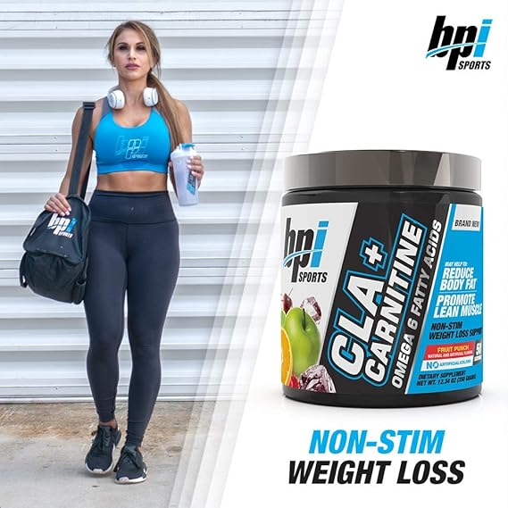 BPI Sports CLA + Carnitine 50 srv Fruit Punch Powder for Reduce Body Fat (350 g) : Amazon.in: Health & Personal Care