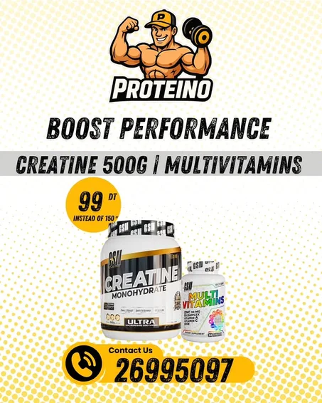 Creatine 500g + Multivitamins