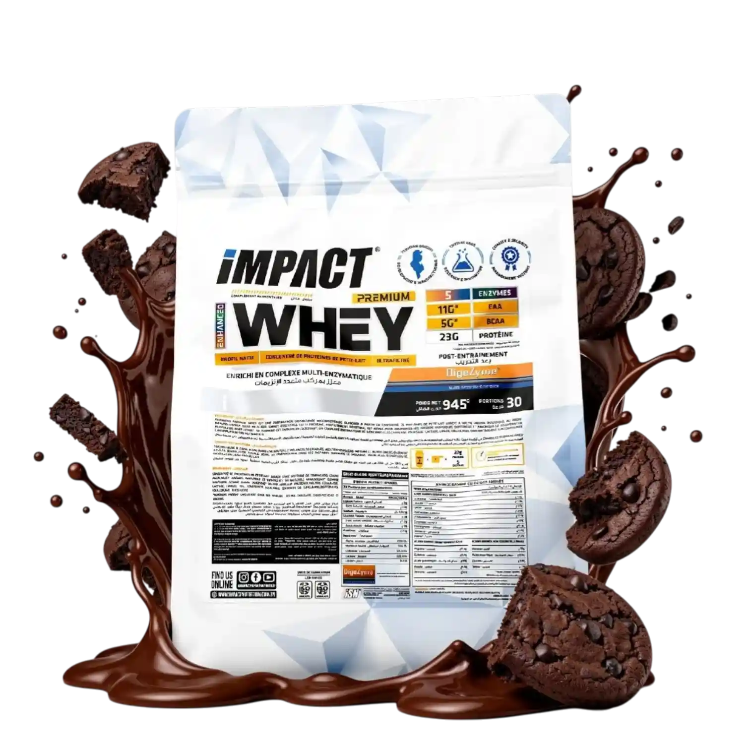PREMIUM WHEY ENHANCED SACHET IMPACT - 945GR