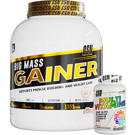 Big Mass Gainer 3Kg + Multivitamin