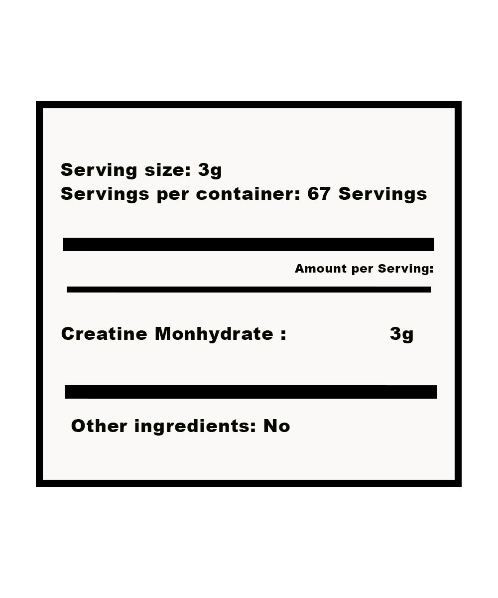 GSN Great Sport Nutrition - Creatine Monohydrate | 200g