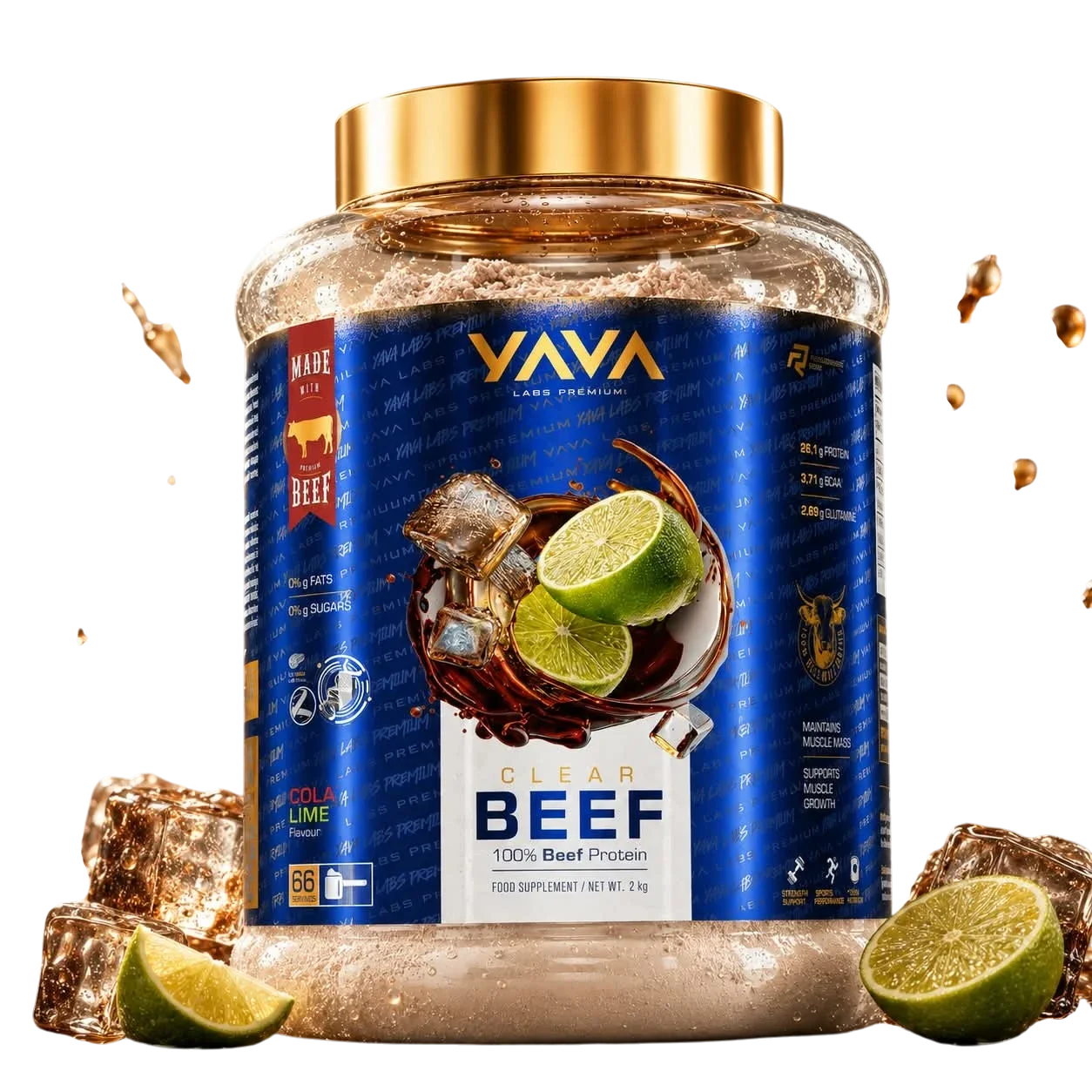 BEEF PROTEIN YAVA LABS - 2KG