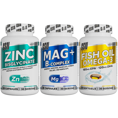 Zinc & Omega-3 & Mag + B-Complex: