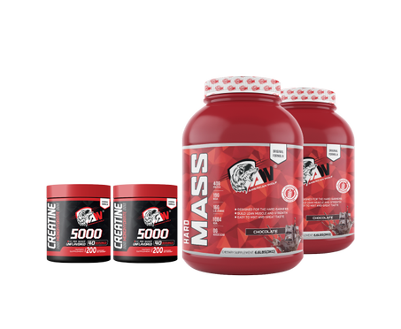 PACK 6KG HARD MASS + 400G CREATINE MONOHYDRATE