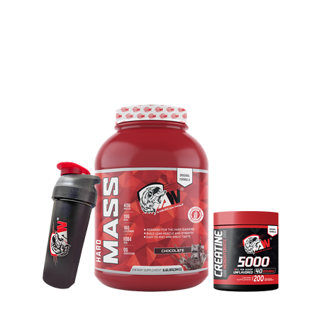 PACK HARD MASS 3KG + CREATINE MONOHYDRATE 200G + SHAKER