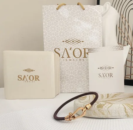 Bracelet en Acier 310 Fred Marron bronze