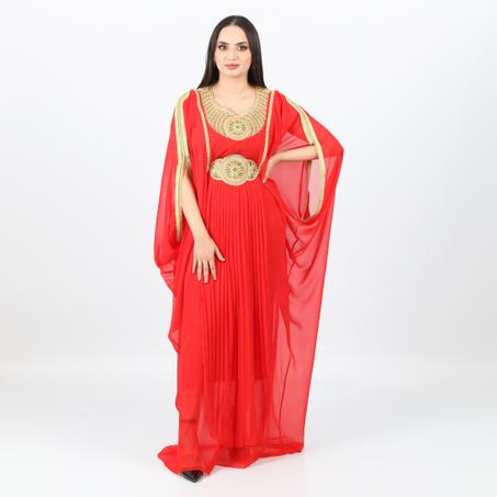 GANDOURA  SOLEIL ROUGE