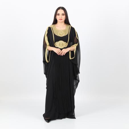 GANDOURA  SOLEIL  NOIR