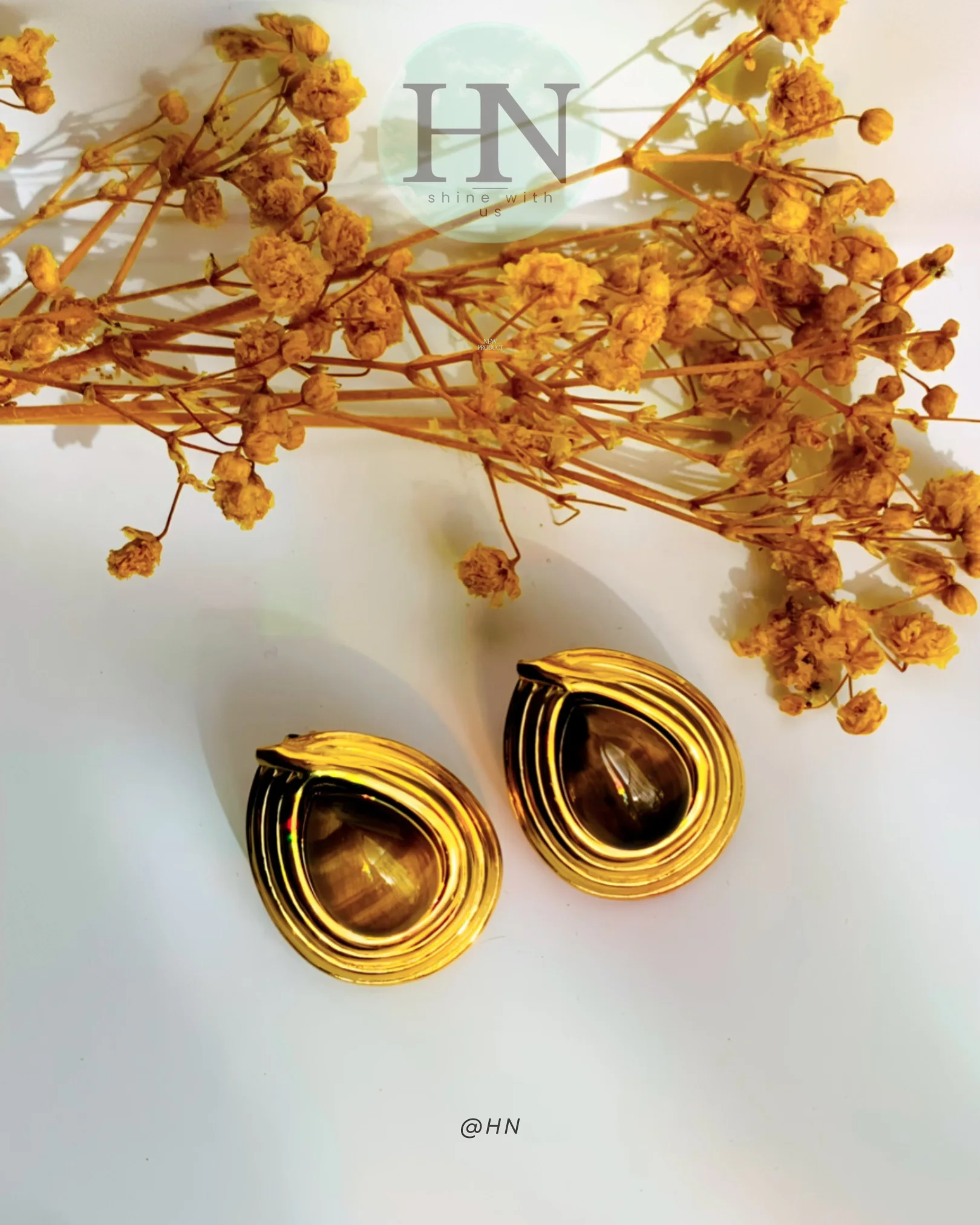 👑 Boucles d’oreilles “Larme de Joie” – Chic et modernes en acier inoxydable