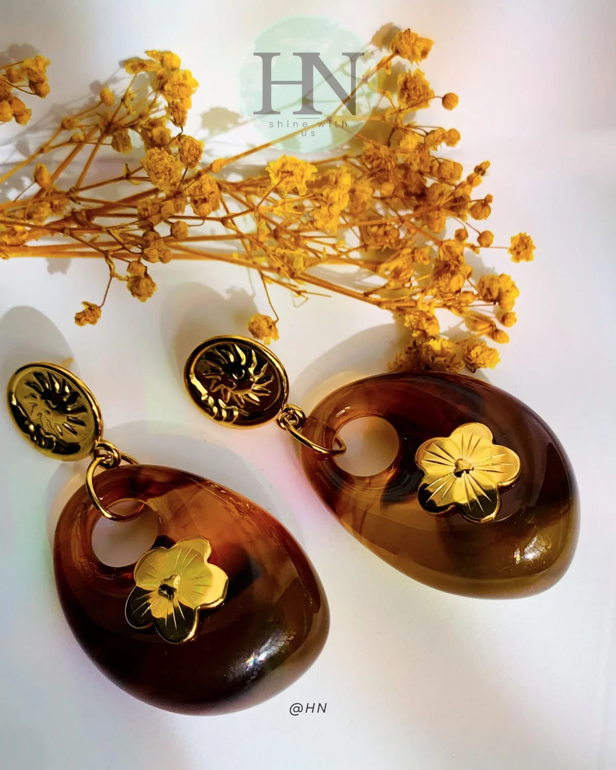 🌟 Boucles d’oreilles sophistiquées en acier inoxydable