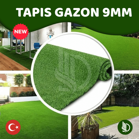 ✅ TAPIS GAZON 9MM