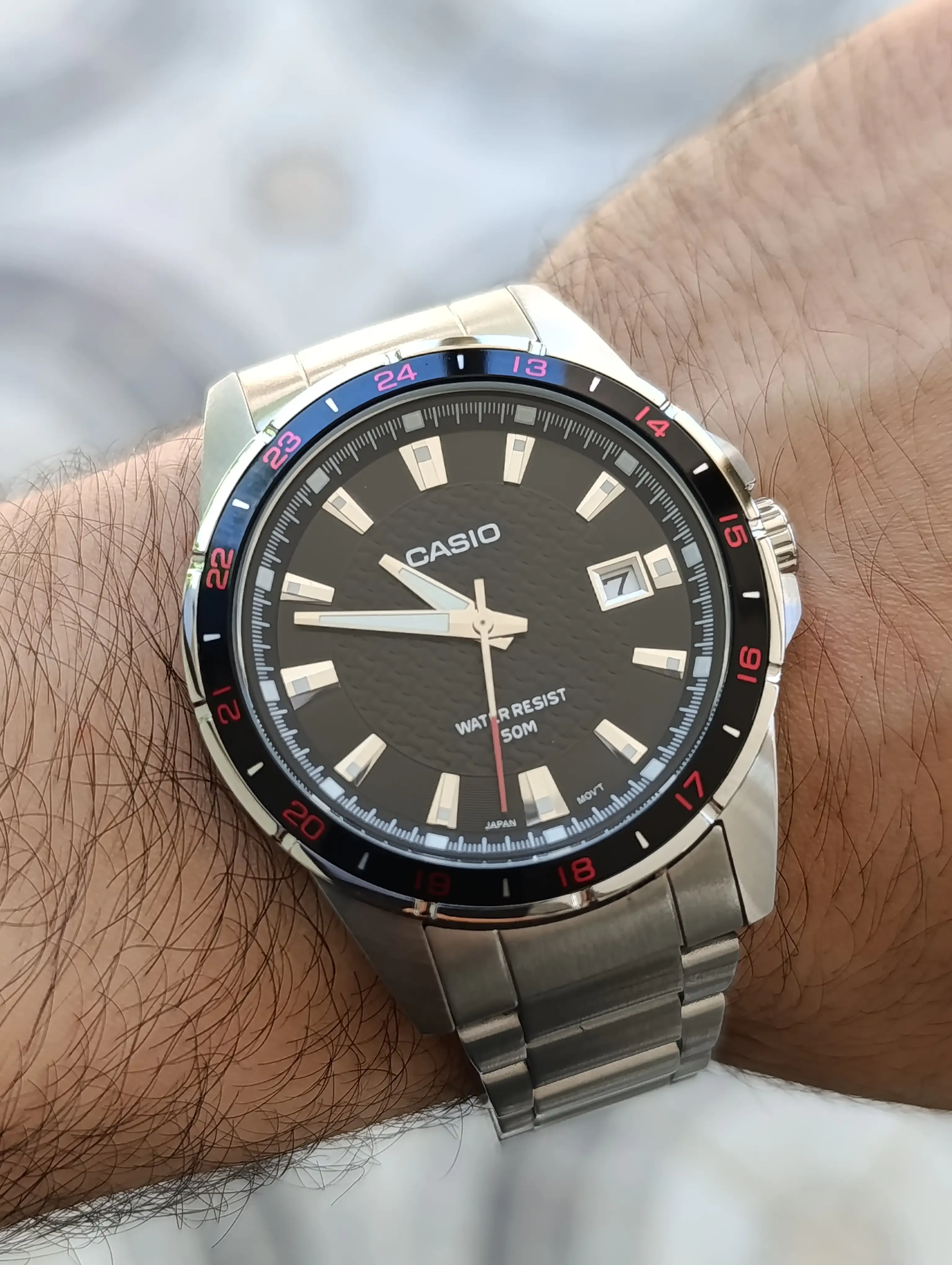 CASIO MTP-1290D-1A1DF ORIGINAL HOMME NEUVE QUARTZ WATER RESISTANT 50M