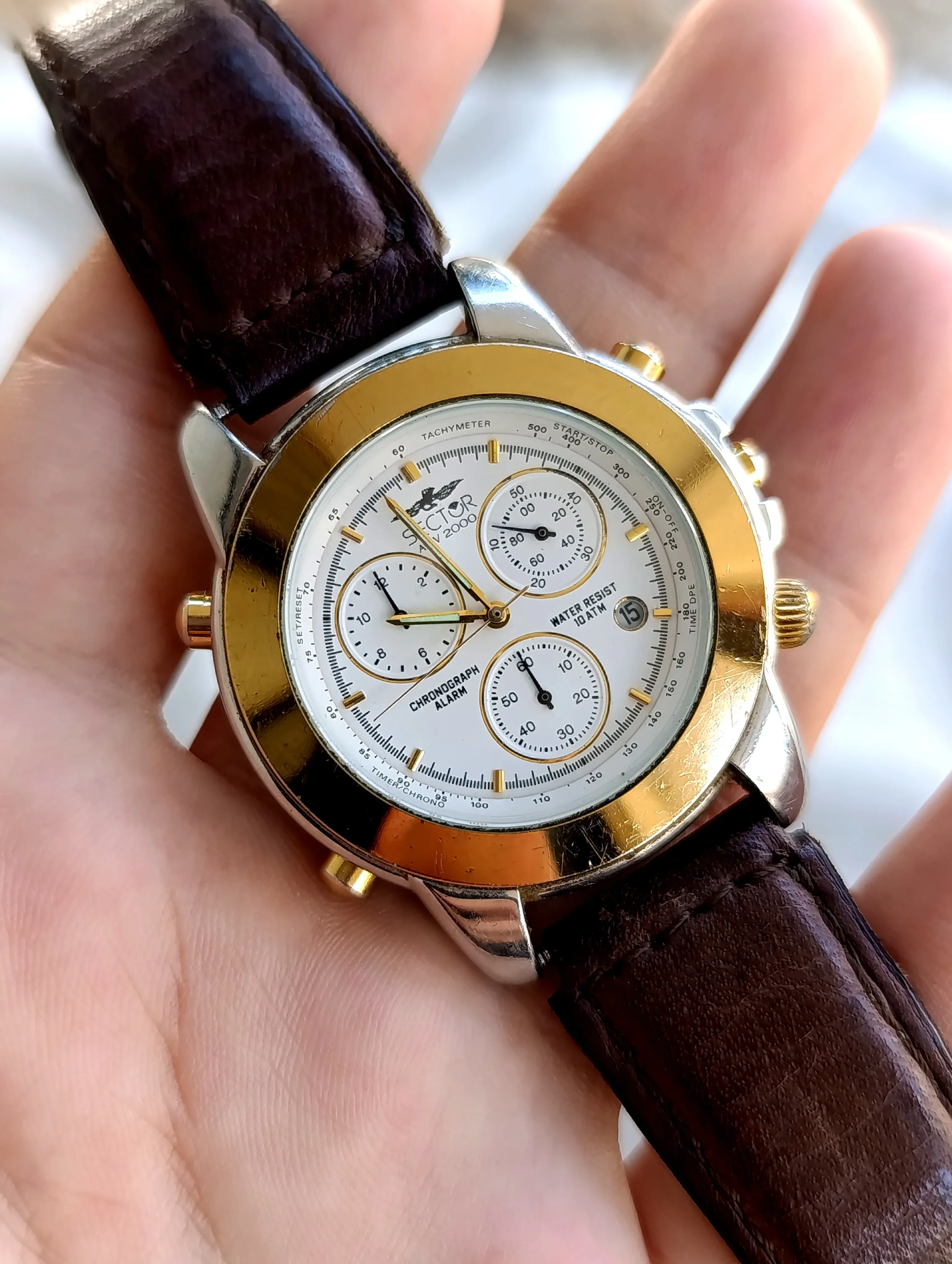 MONTRE SECTOR ADV  2000 – CHRONOGRAPHE ALARME – RÉFÉRENCE 195104