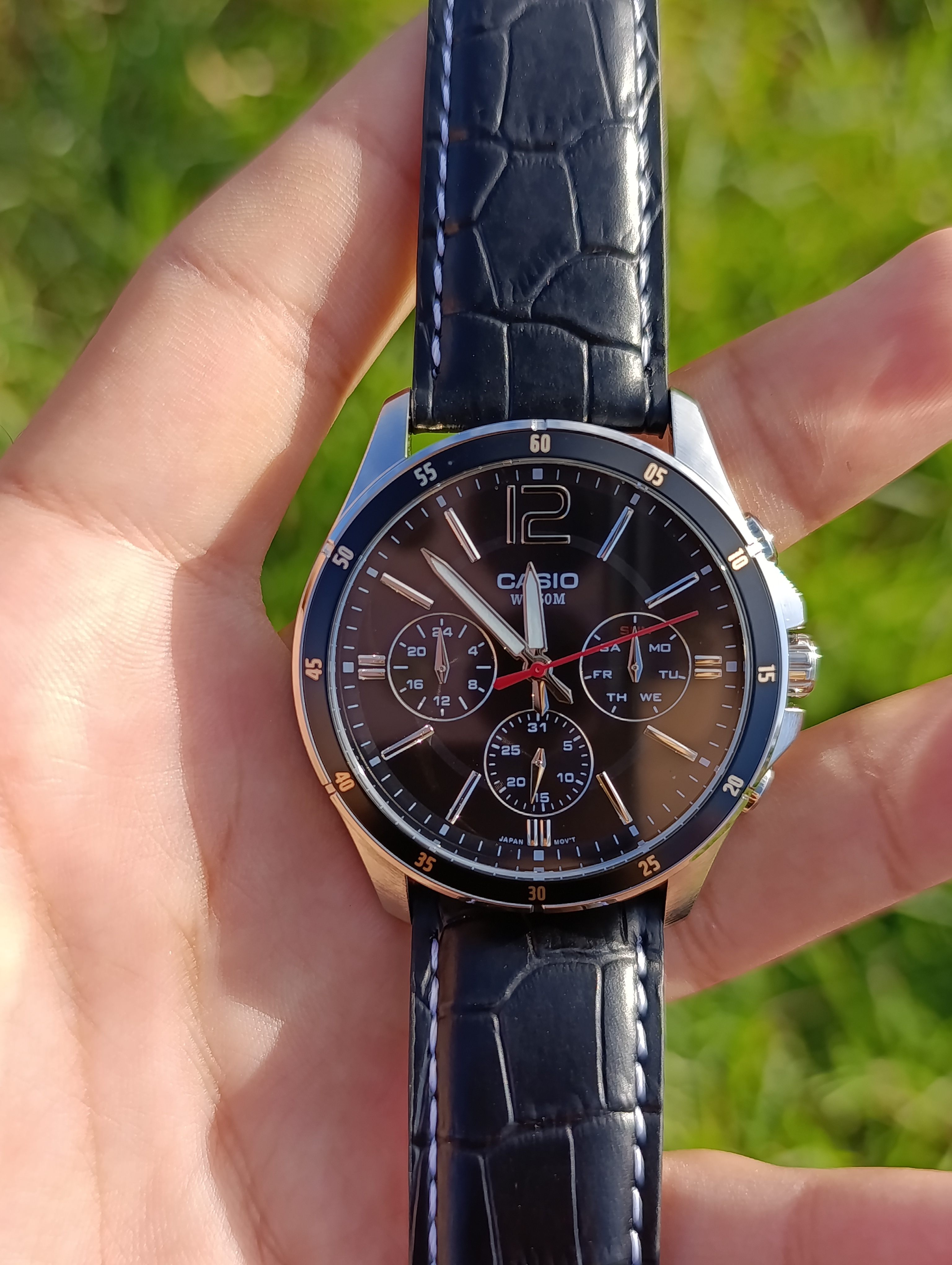 CASIO MTP-1374L-1AVDF  CHRONO ORIGINAL HOMME NEUVE QUARTZ WR 50M JELD