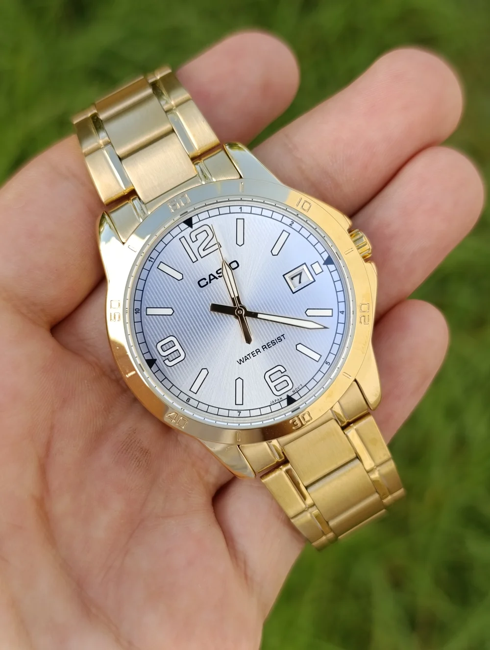 CASIO MTP-V004G-7B2UDF ORIGINAL HOMME NUEVE QUARTZ WATER RESISITANT