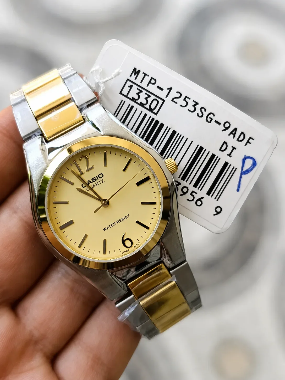 CASIO MTP-1253SG-9ADF ORIGINAL HOMME NEUVE QUARZ WATER RESISTANT